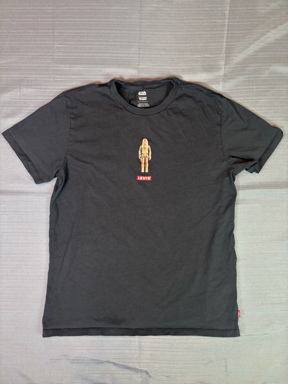 Levi’s Star Wars Chewbacca T Shirt Men’s M Black Graphic Logo Tee